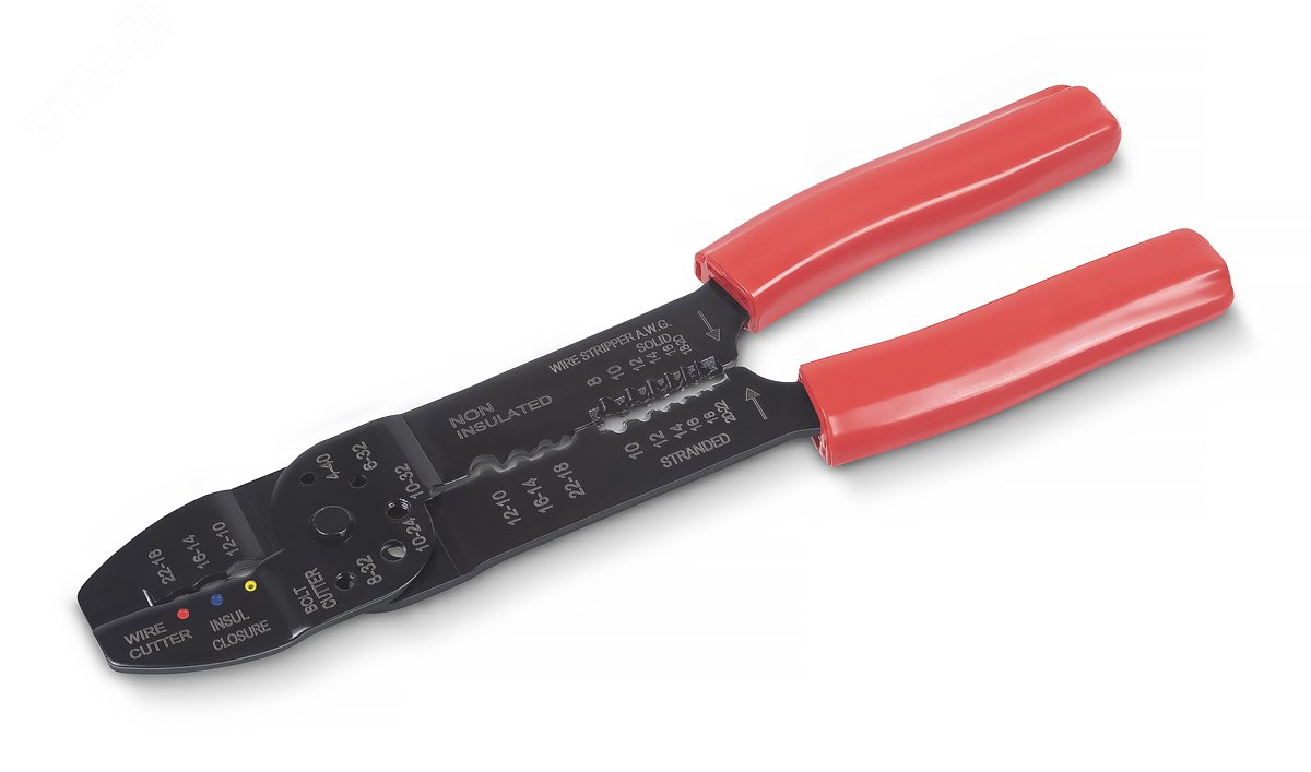 Многофункциональный инструмент для зачистки, обрезки проводов и обжима кабельных наконечников