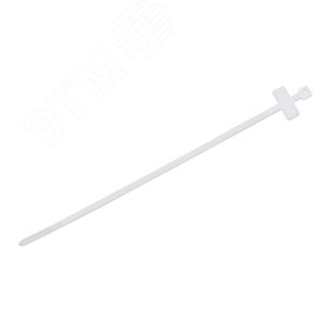 Стяжка нейлоновая неоткрывающаяся, безгалогенная (halogen free), 200x2.5мм, с площадкой для маркера (100 шт)