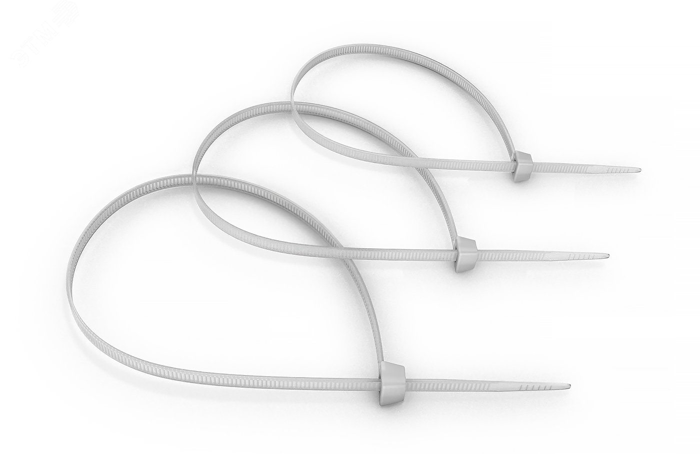 Стяжка нейлоновая неоткрывающаяся, безгалогенная (halogen free) 300x3.6мм, (100 шт)