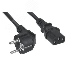Кабель питания компьютера (Schuko+C13) (3x0.75). 1.2м