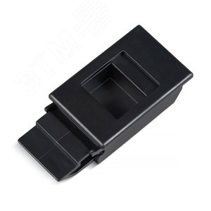 Клипса для боковых стенок, для напольных и настенных шкафов, цвет черный (1шт.)