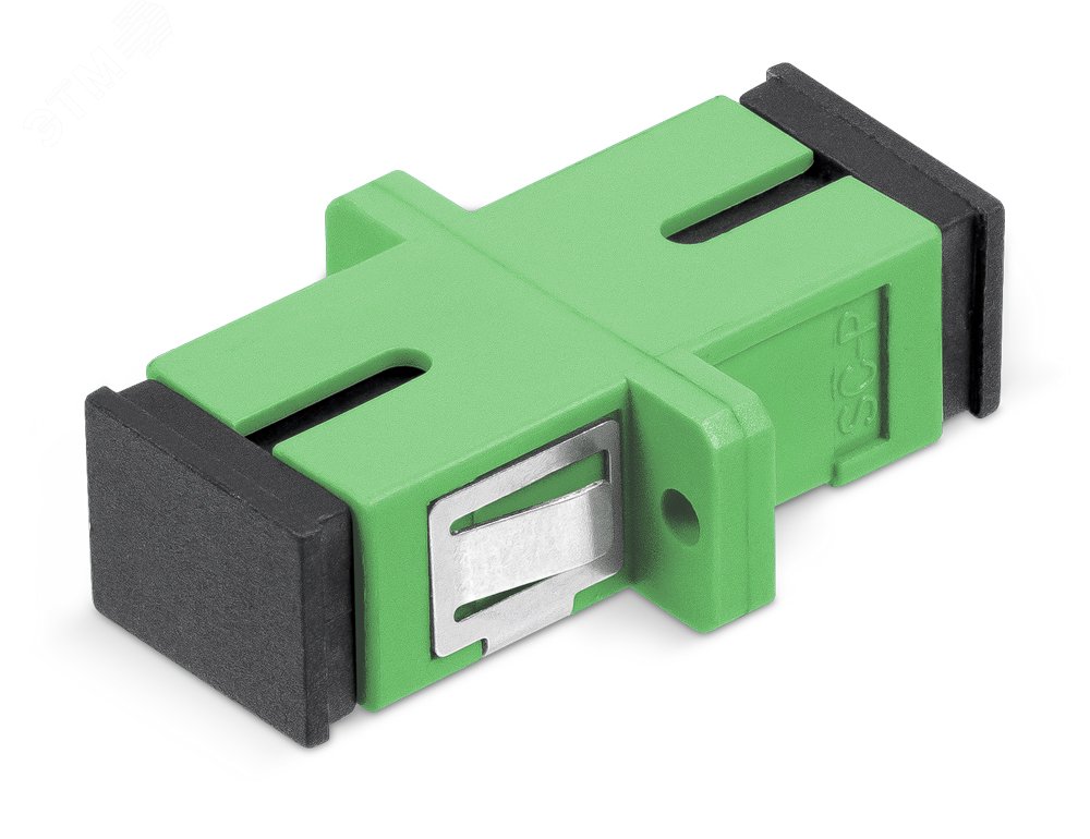 Соединитель проходной SC/APC-SC/APC, SM(для одномодового кабеля), simplex