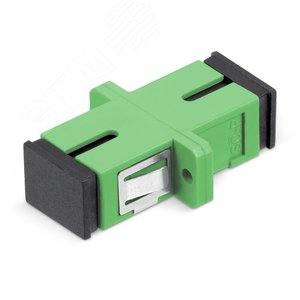 Соединитель проходной SC/APC-SC/APC, SM(для одномодового кабеля), simplex