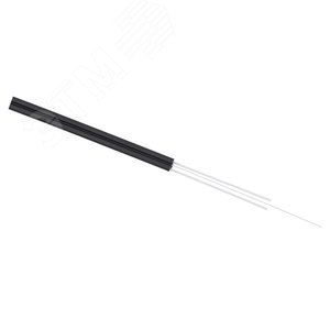 Кабель волоконно-оптический 9/125 одномодовый, 4 волокна, усилен двумя стеклопрутками, FTTH (fiber to the home), внутренний/внешний, (-40C ~ +60), LSZ