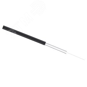 Кабель волоконно-оптический 9/125 одномодовый, 1 волокно, усилен двумя стальными проволоками, FTTH (fiber to the home), внутренний/внешний, (-40C ~ +6