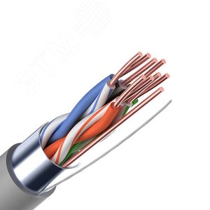 Кабель LAN CADENA MID FTP4-CAT5e IN 305 м, серый
