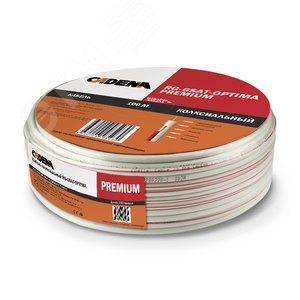 Кабель коаксиальный RG-6SAT-Optima premium CADENA белый