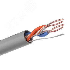 Кабель LAN CADENA SOFT UTP2-CAT5e CCA IN 305 м, серый