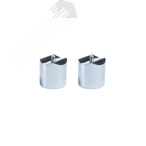 Соединительные муфты (пара), хром