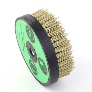 Щетка стальная чашечная Д140 M14 ворс корд латунированная сталь 0,20 жгут 1,40 по дереву на УПМ УШМ (болгарка) (3-098)