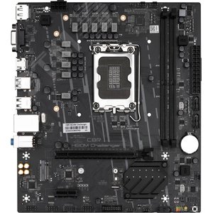 Материнская плата H610M Challenger Socket 1700, 2xDDR4, mATX, VGA+HDMI+DP, 1xPCIEx16