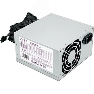 Блок питания для ПК ATX 450 Вт, 08 см. fan, 20+4pin/1х4pin/1хIDE/2хSATA, 1.2 м.