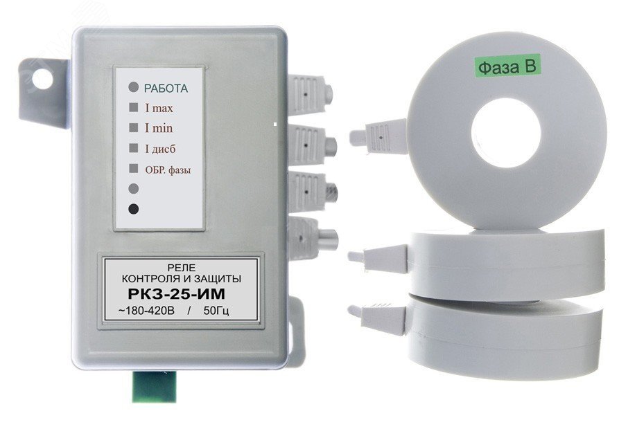 Реле контроля и защиты РКЗ-5-ИМ (ток 0,4…5А) (22619)