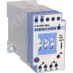 Реле времени РСВ-16-1 =/~24В 1-999 сек на DIN-рейк