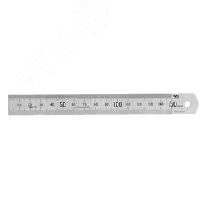 Линейка измерительная метал. 150х19 поверка (клеймо)
