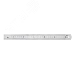 Линейка измерительная 300х25.4мм металлическая ЧИЗ