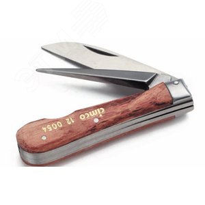 Нож складной кабельный с лезвием и разверткой