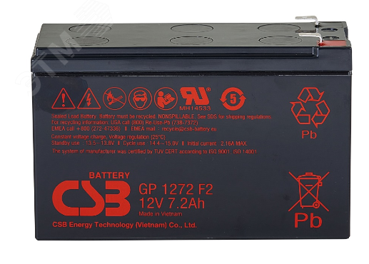 Аккумулятор GP 12В 7,2Ач