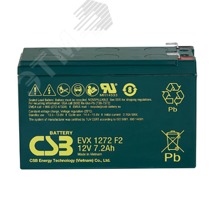 Аккумулятор EVX 12В 7,2Ач