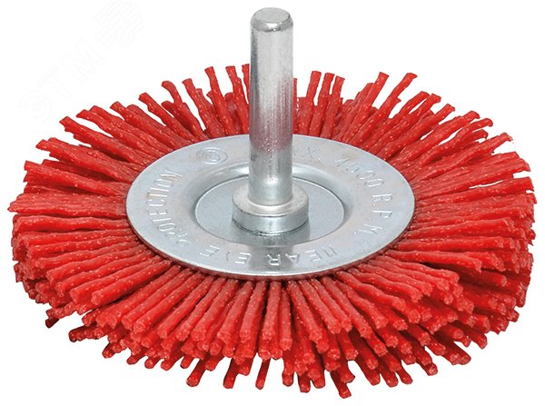 Щетка для дрели, тип ''Плоская'', нейлон, 100 мм, Profi