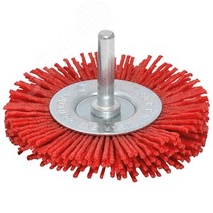 Щетка для дрели, тип ''Плоская'', нейлон, 100 мм, Profi