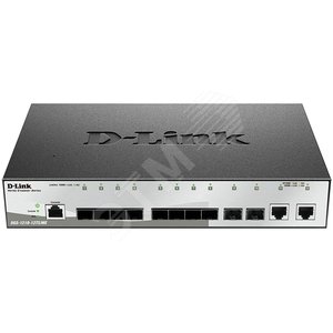Коммутатор управляемый L2 10 портов 1000 Мб/с SFP, 2х10/100/1000 Мб/с