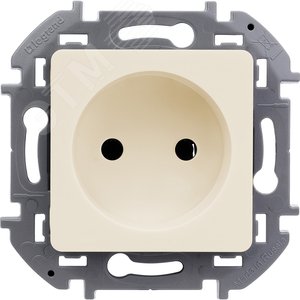 Розетка 2К 16 А 250 В~ INSPIRIA слоновая кость