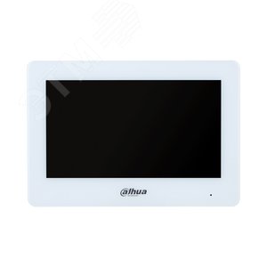 Видеодомофон сенсорный 7' цветной экран с разрешением 1024х600, 2-проводной белый