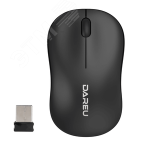 Мышь беспроводная 1200 dpi, черный