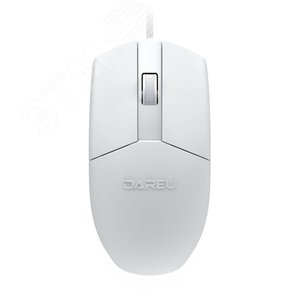 Мышь проводная 1200 dpi, 1.58 м, белый