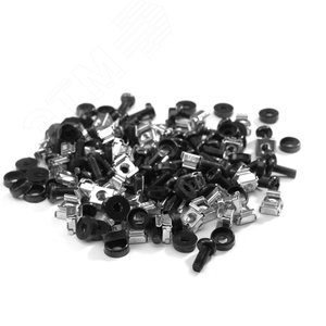 Комплект крепежа М6, винт, пластиковая шайба, гайка, 50 шт DATAREX