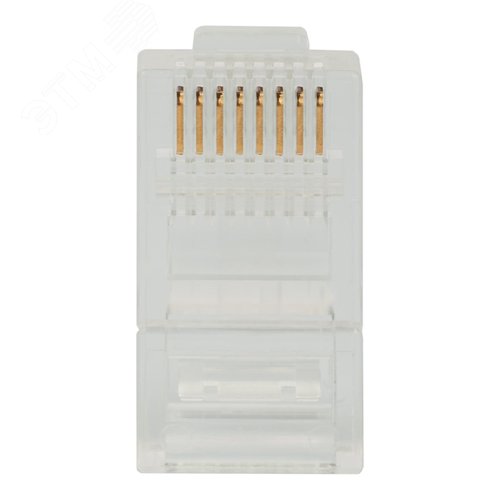 Коннектор (вилка) UTP кат.5e 8P8C универсальная, 15U', 3 зубца, упак 100 шт DATAREX