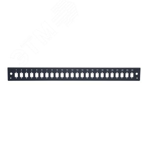 Панель лицевая для выдвижной оптич. полки, 24 SC Simplex/24 LC Duplex, черный