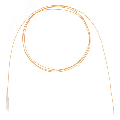 Шнур оптический монтажный (пигтейл), LC, OM2, нг(А)-HF, оранжевый, 1,5 м