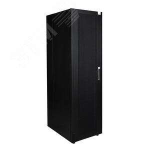 Шкаф нап. 19', 47U 600х800, перед. дв. перф., задн. стен. перф., чер. DATAREX