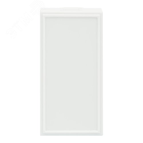 Заглушка 22,5х45 мм на 1 модуль, цвет белый DATAREX