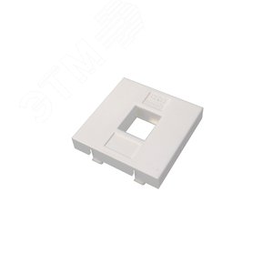 Адаптер Mosaic 45х45 мм для модуля Keystone, 1 порт, белый DATAREX