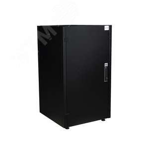 Шкаф нап. 19', 22U 600х600, перед. дв. мет, задн. стен., мет, чер. DATAREX
