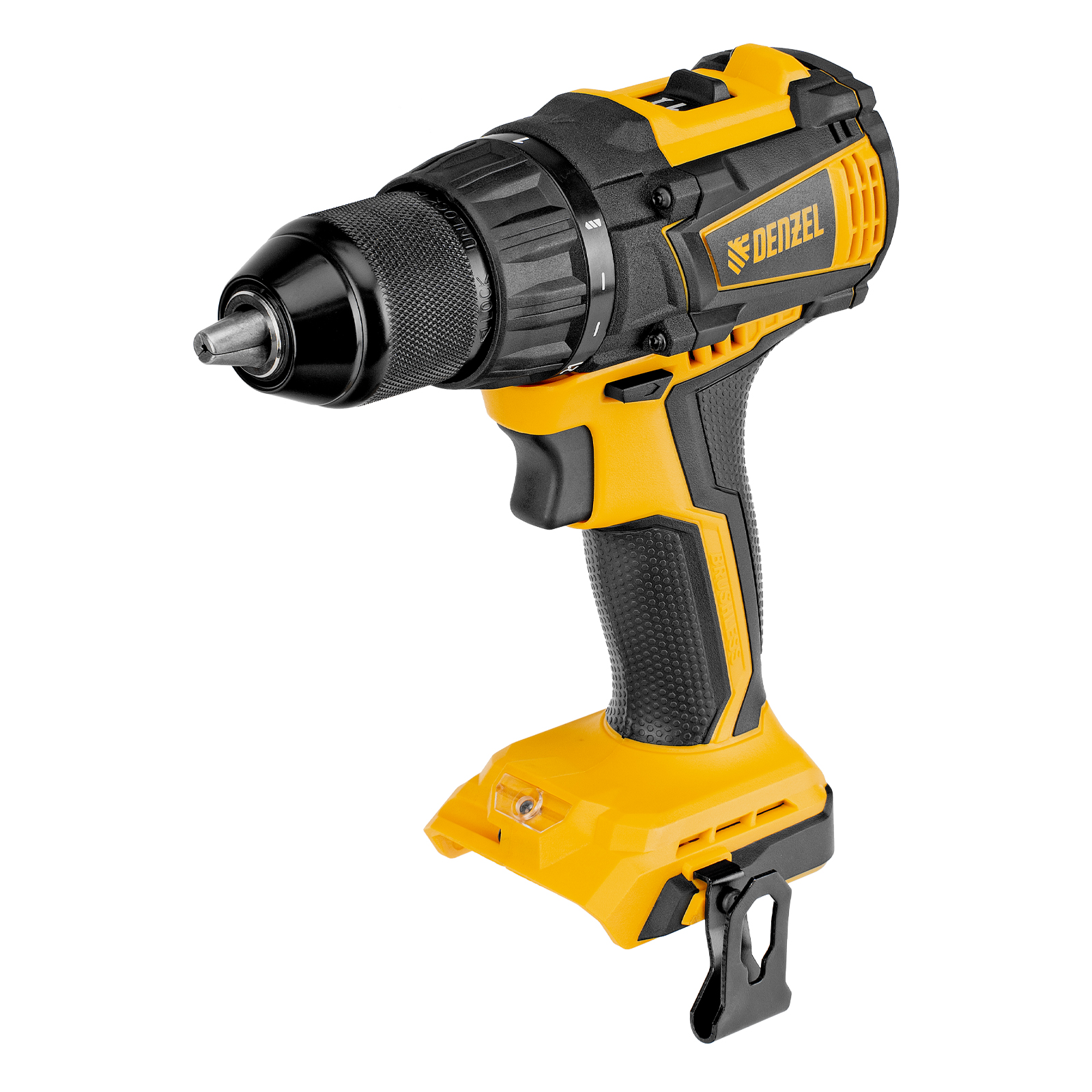 Дрель-шуруповерт аккумуляторная, бесщет. BLDL-IB-18-0, Li-Ion, 18 В Denzel