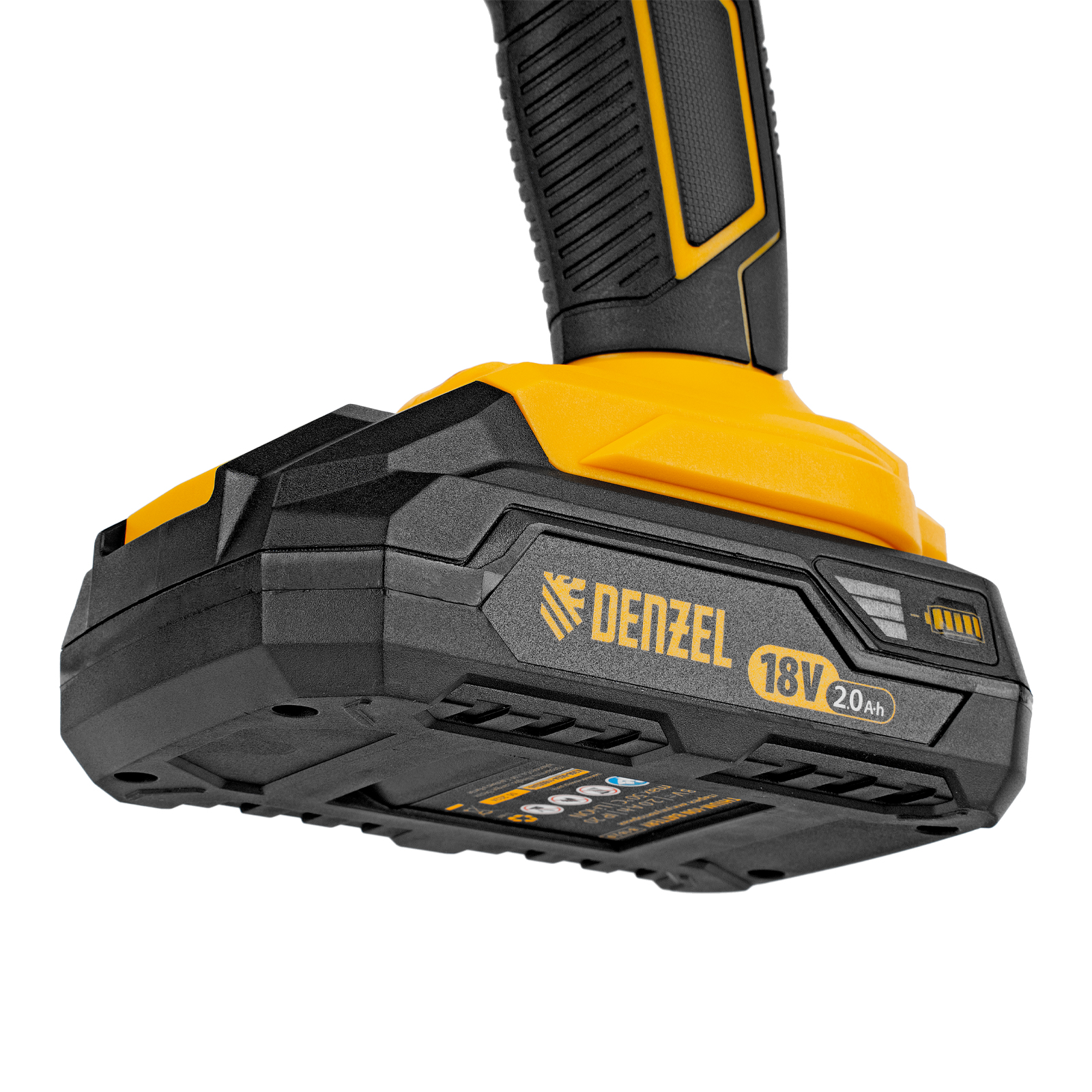 Дрель-шуруповерт аккумуляторная CDL-18-02BM, Li-Ion, 18 В, 2 аккумулятор Denzel