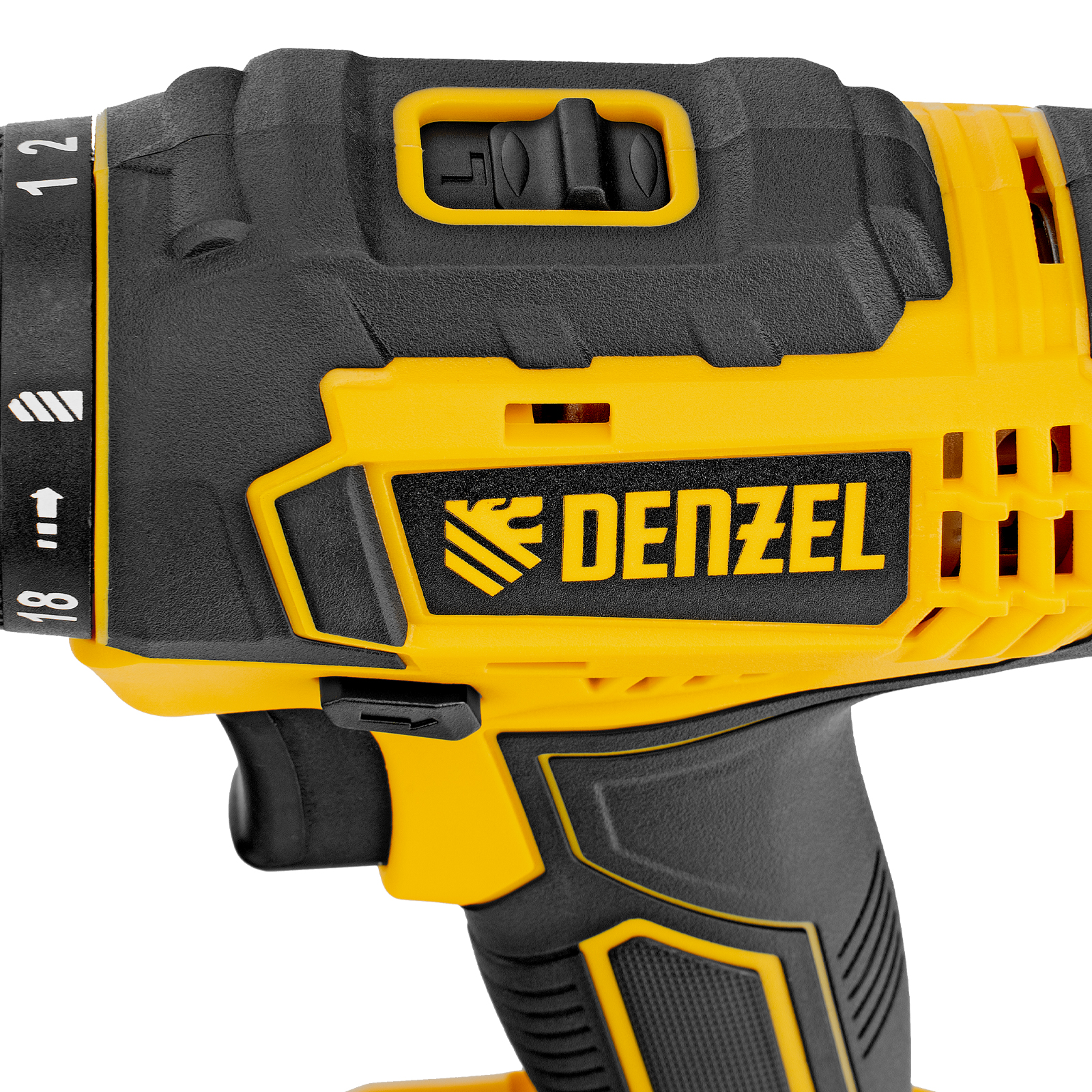 Дрель-шуруповерт аккумуляторная CDL-18-0, Li-Ion, 18 В Denzel