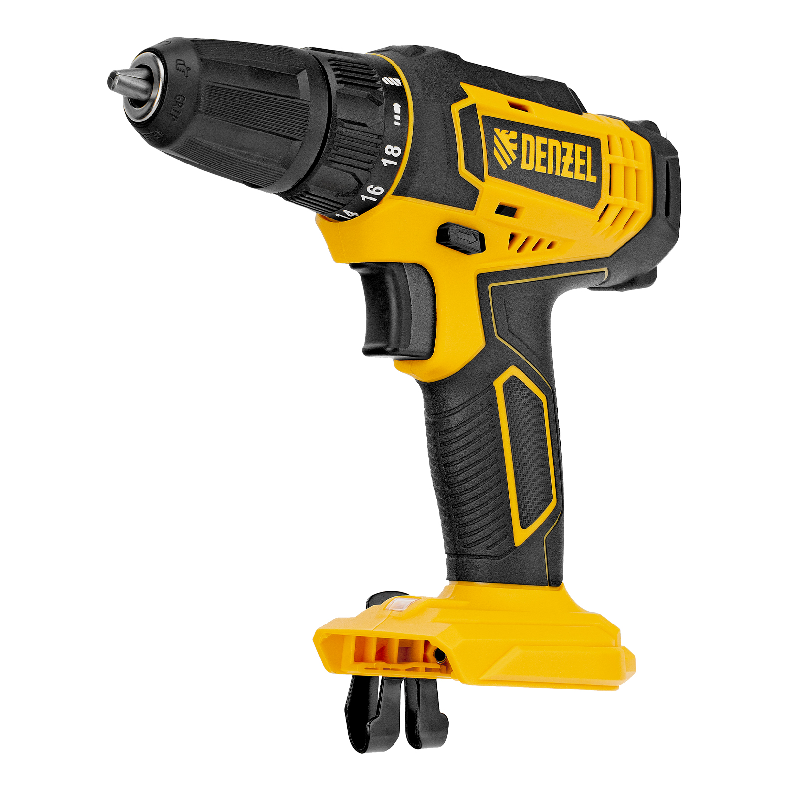 Дрель-шуруповерт аккумуляторная CDL-18-0, Li-Ion, 18 В Denzel
