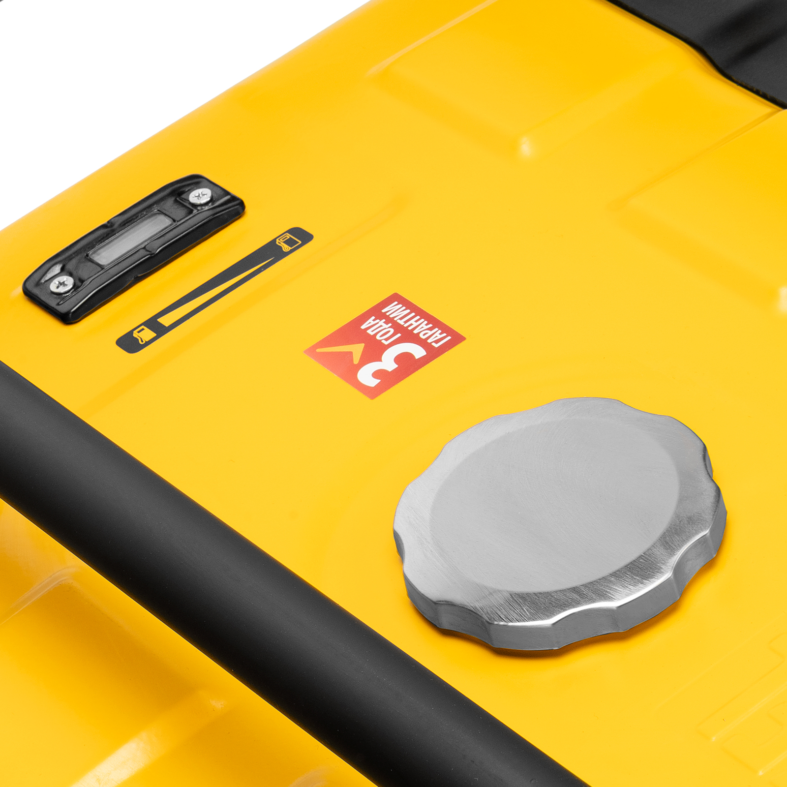 Генератор бензиновый PS 80 E-3, 6.6 кВт, 400 В, 25 л, электростартер Denzel