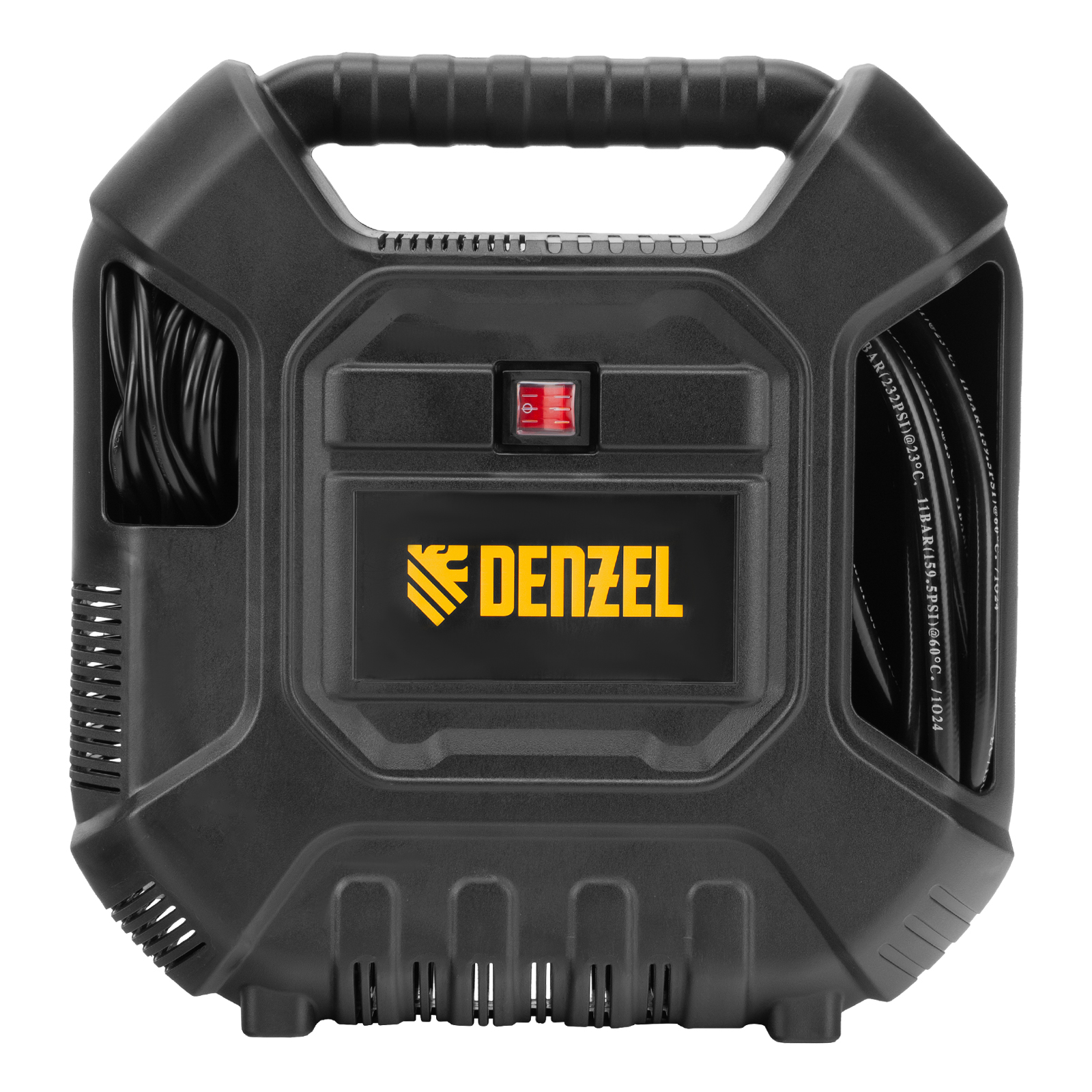 Компрессор воздушный DL1100 1.1 кВт, 180 л/мин, с набором аксессуаров Denzel