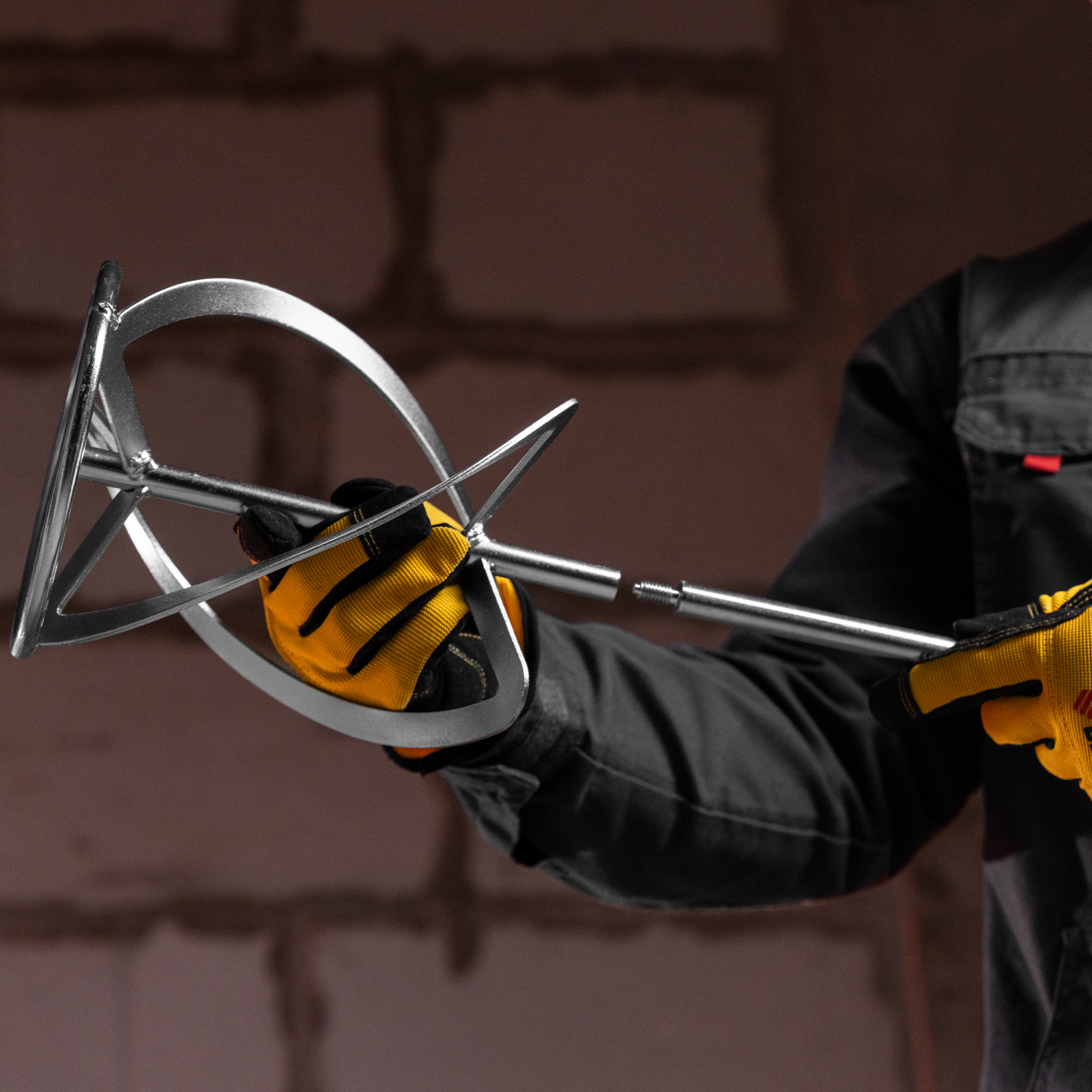 Миксер строительный EM-1-1600, 1600 Вт, 180-460/300-750 об/мин Denzel