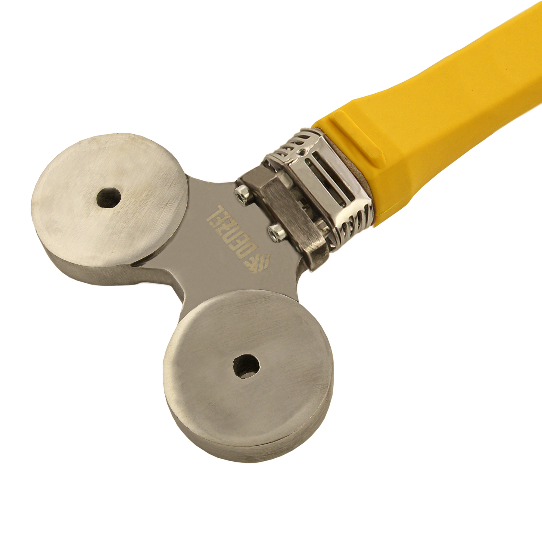 Аппарат для сварки пластиковых труб DWP-750, 750 Вт, 0-300 град, 4 насадки, 20-40 мм Denzel