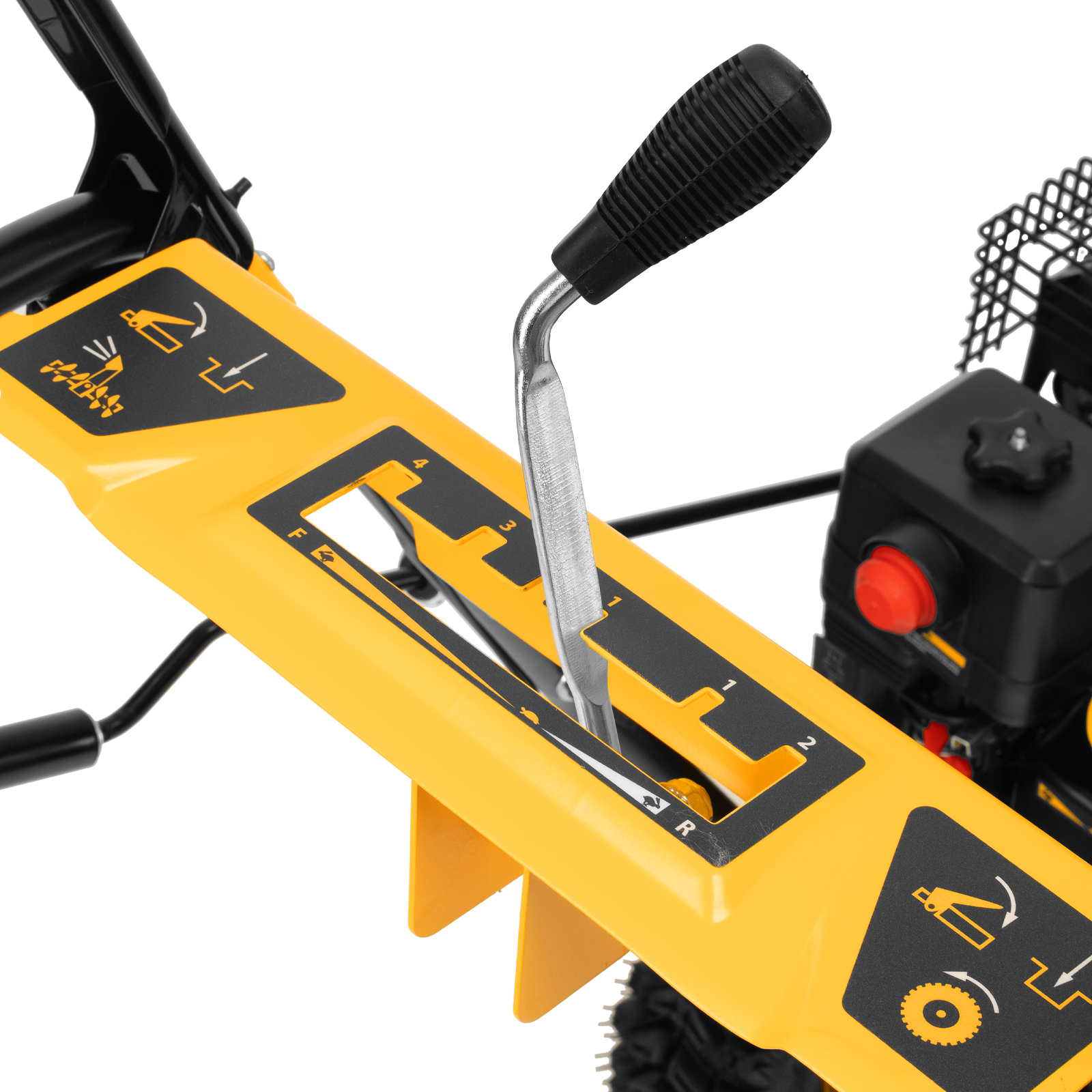 Бензиновая снегоуборочная машина SBM 610, 212 cc, ручной старт, фара Denzel