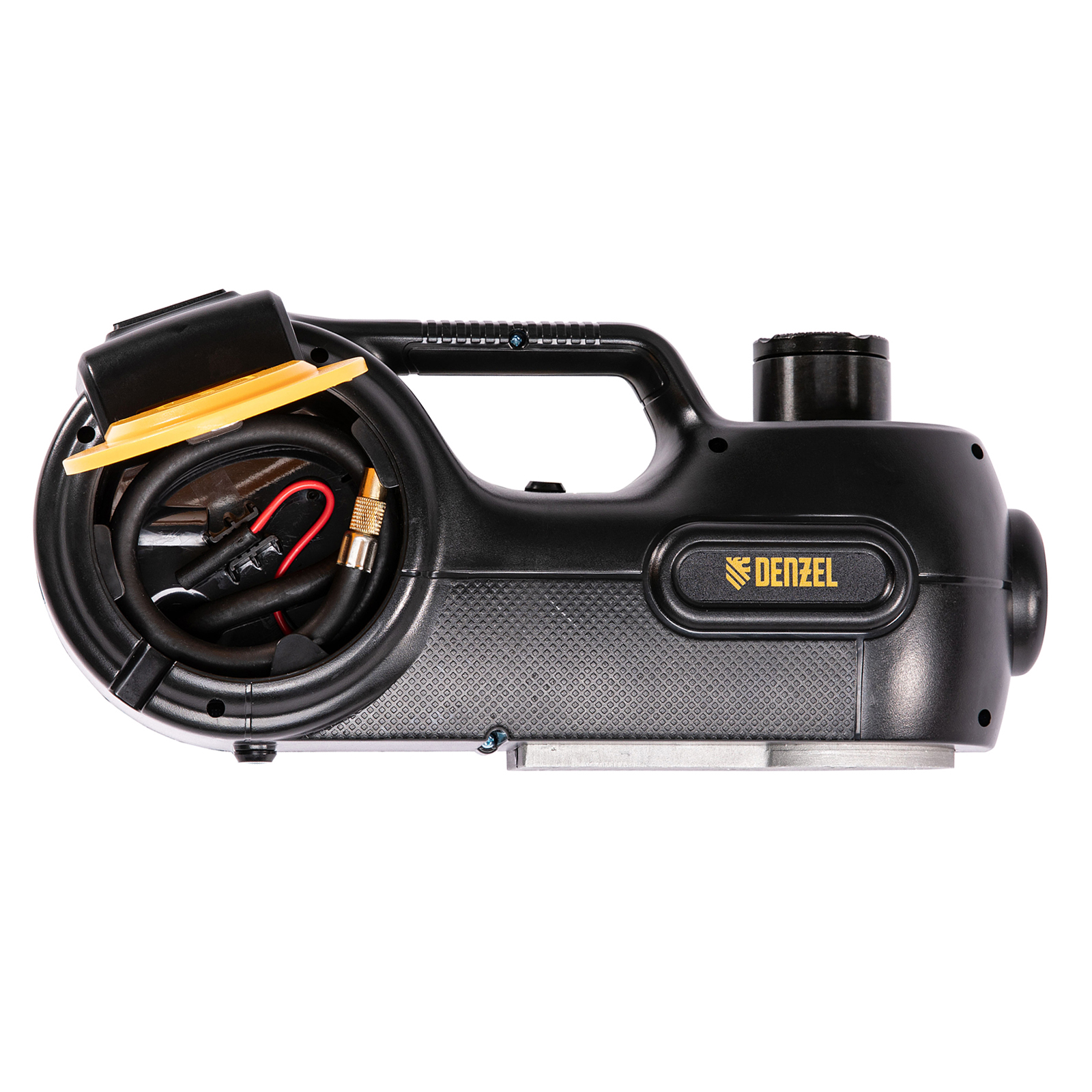 Домкрат электрогидравлический «3 в 1» (1,5 т), 12В, с гайковертом электрическим, в наборе  Denzel