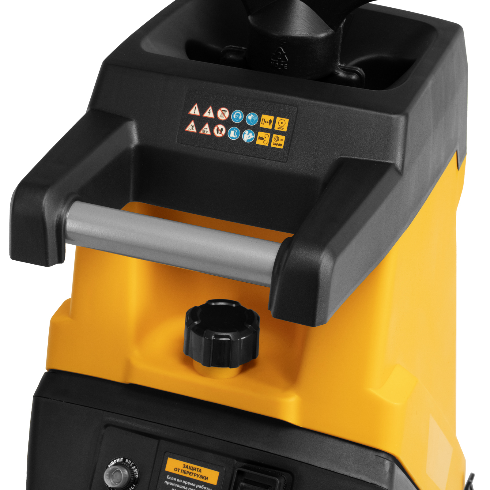 Измельчитель садовый электрический ECS-2500, 2500 Вт, 45 мм Denzel