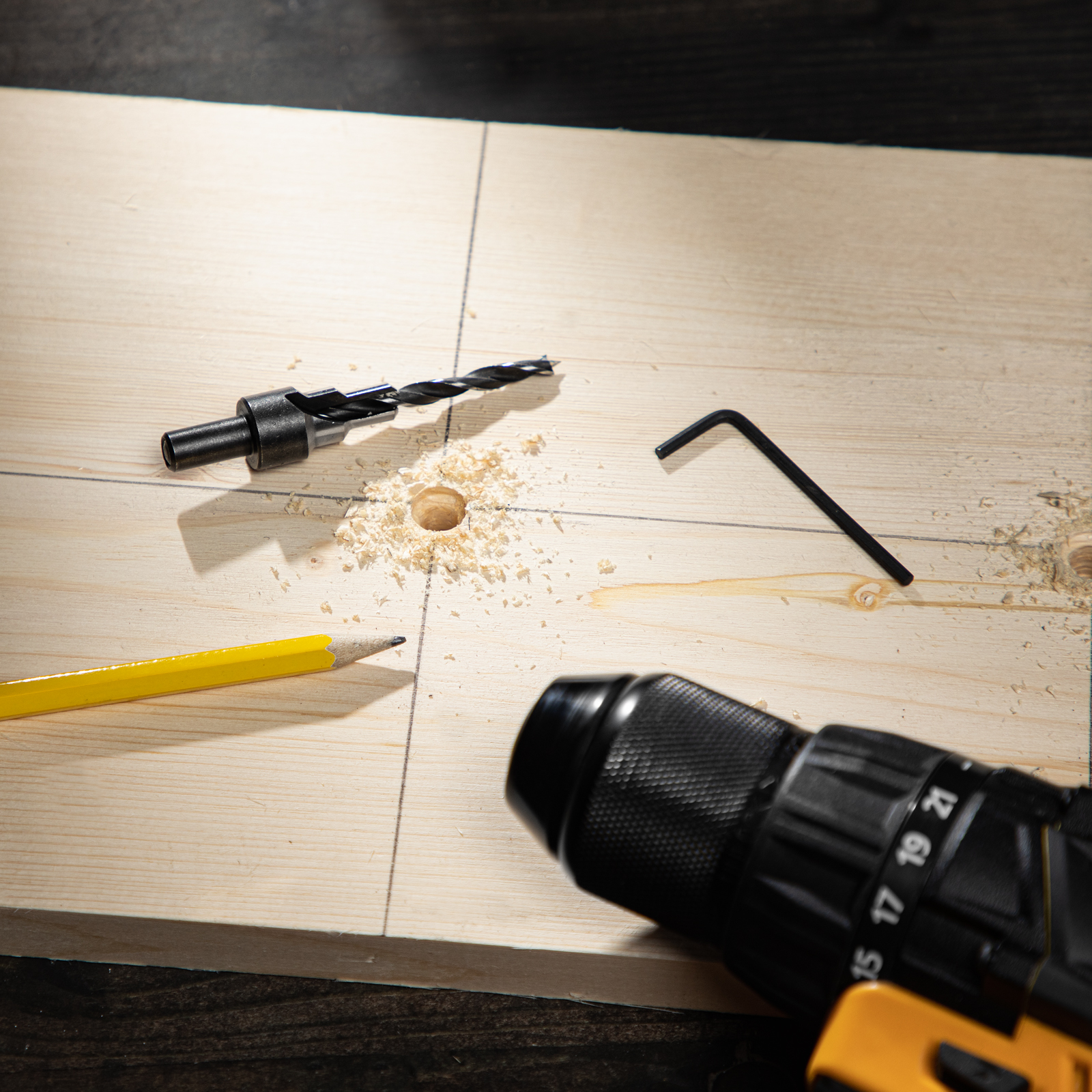 Сверло-зенкер под конфирмат, 4 мм // Denzel